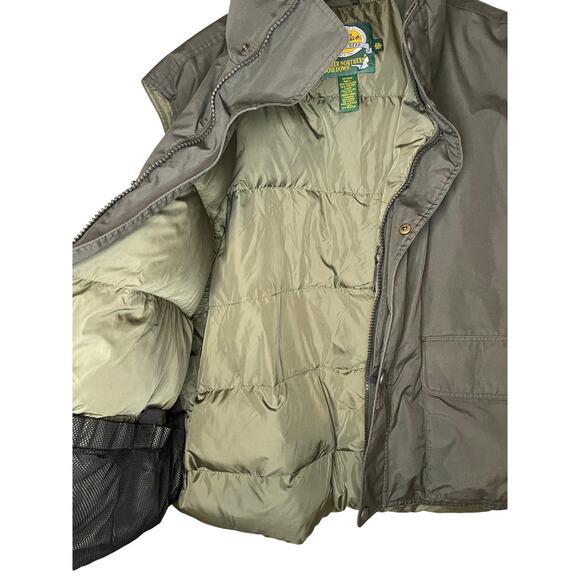 Cabelas Premium Goose Down Puffer Vest Mens 2XL Hunt Green THICK - Picture 2 of 6